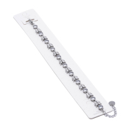 PULSERA ZO13894B PLATEADO ACERO INOXIDABLE