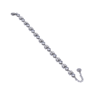 PULSERA ZO13894B PLATEADO ACERO INOXIDABLE