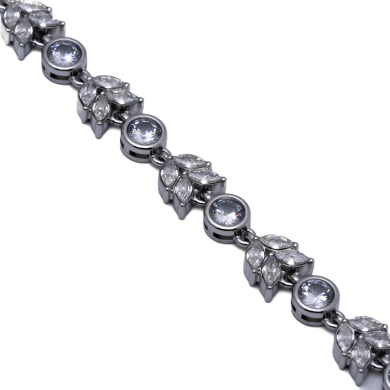 PULSERA ZO13894B PLATEADO ACERO INOXIDABLE 2C34