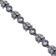 PULSERA ZO13894B PLATEADO ACERO INOXIDABLE