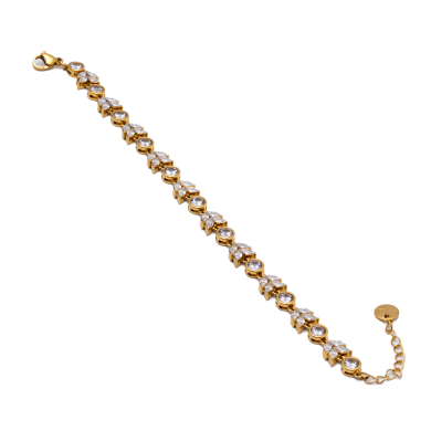 PULSERA ZO13894B DORADO ACERO INOXIDABLE