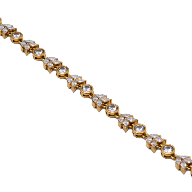 PULSERA ZO13894B DORADO ACERO INOXIDABLE