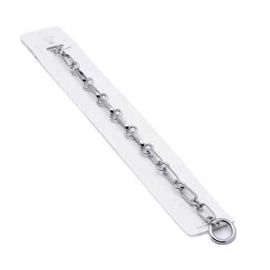 PULSERA ZO14183B PLATEADO ACERO INOXIDABLE 2B47