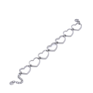 PULSERA ZO13477B PLATEADO ACERO INOXIDABLE