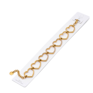PULSERA ZO13477B DORADO ACERO INOXIDABLE
