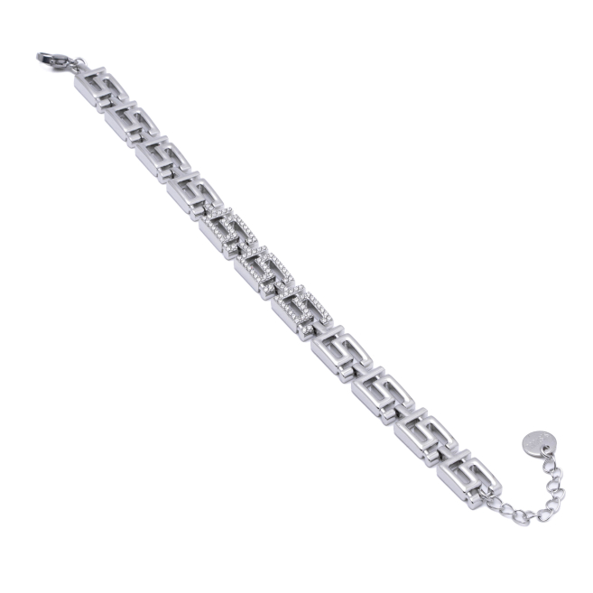 PULSERA ZO15365B PLATEADO ACERO INOXIDABLE