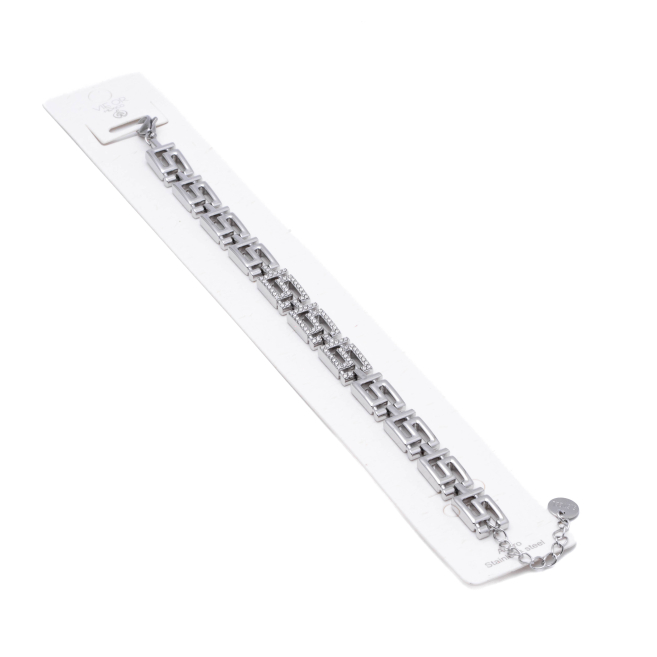 PULSERA ZO15365B PLATEADO ACERO INOXIDABLE