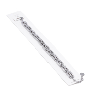 PULSERA ZO15365B PLATEADO ACERO INOXIDABLE