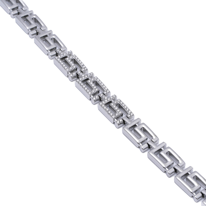 PULSERA ZO15365B PLATEADO ACERO INOXIDABLE