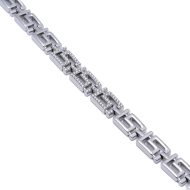 PULSERA ZO15365B PLATEADO ACERO INOXIDABLE