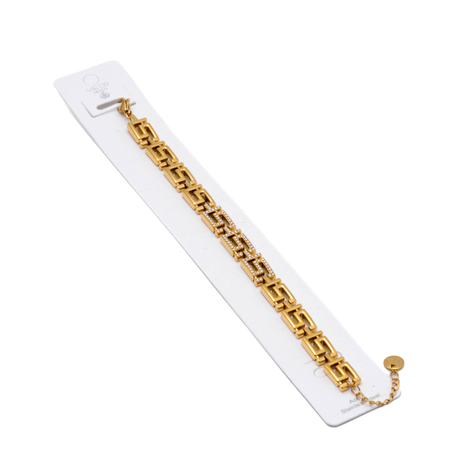 PULSERA ZO15365B DORADO ACERO INOXIDABLE