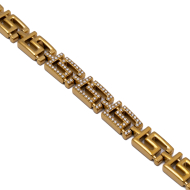 PULSERA ZO15365B DORADO ACERO INOXIDABLE