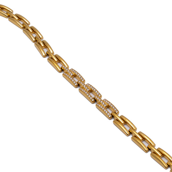 PULSERA ZO15369B DORADO ACERO INOXIDABLE