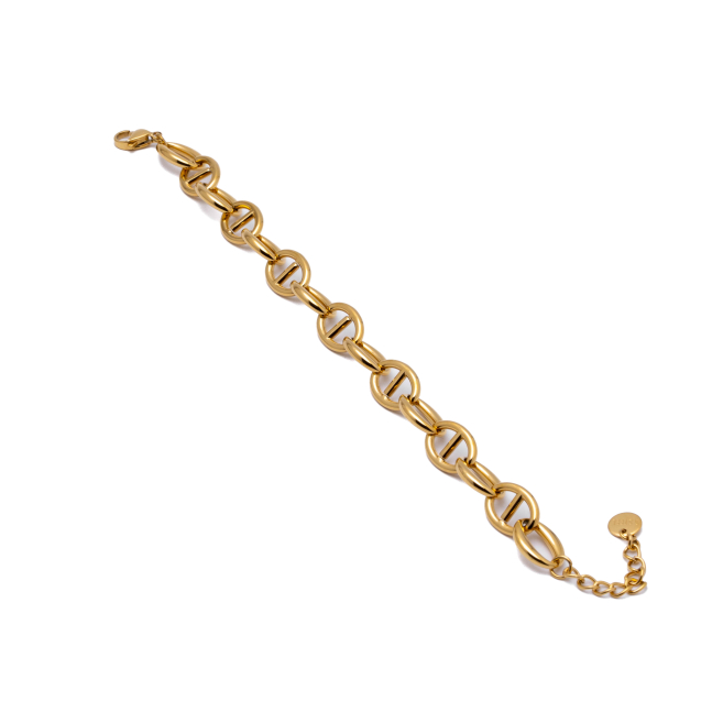PULSERA ZO15881B DORADO ACERO INOXIDABLE