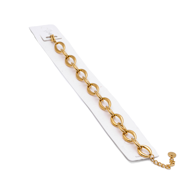 PULSERA ZO15881B DORADO ACERO INOXIDABLE