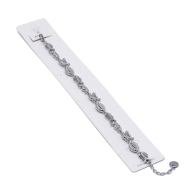 PULSERA ZO15007B PLATEADO ACERO INOXIDABLE