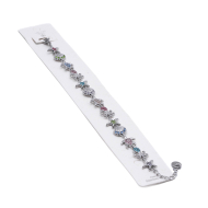 PULSERA ZO15511B PLATEADO MULTICOLOR ACERO INOXIDABLE