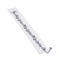 PULSERA ZO15009B PLATEADO ACERO INOXIDABLE