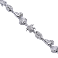 PULSERA ZO15009B PLATEADO ACERO INOXIDABLE