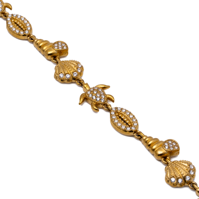 PULSERA ZO15009B DORADO ACERO INOXIDABLE