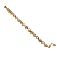 PULSERA ZO15934B DORADO ACERO INOXIDABLE