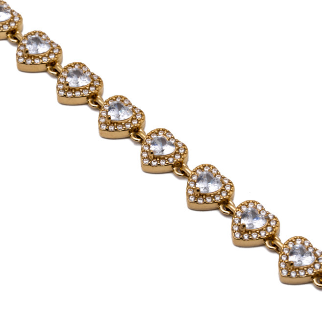 PULSERA ZO15934B DORADO ACERO INOXIDABLE