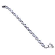 PULSERA ZO15423B PLATEADO ACERO INOXIDABLE