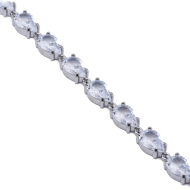 PULSERA ZO15423B PLATEADO ACERO INOXIDABLE