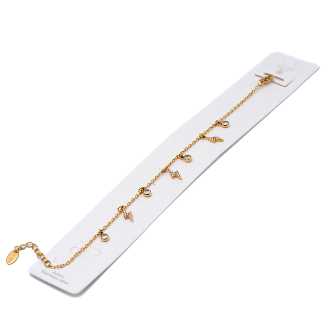 PULSERA ZO14930B DORADO ACERO INOXIDABLE