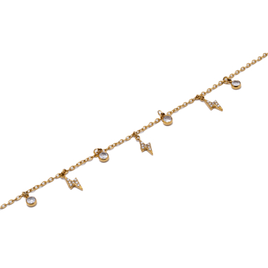 PULSERA ZO14930B DORADO ACERO INOXIDABLE 2B14