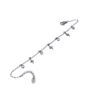 PULSERA ZO14930B PLATEADO ACERO INOXIDABLE