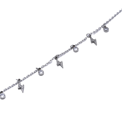 PULSERA ZO14930B PLATEADO ACERO INOXIDABLE 2B14