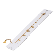 PULSERA ZO11642B DORADO ACERO INOXIDABLE 2B14