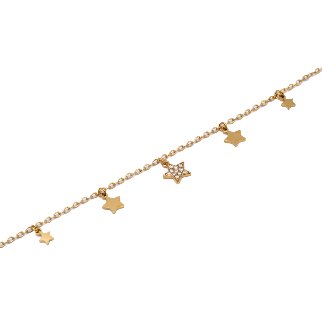 PULSERA ZO11642B DORADO ACERO INOXIDABLE 2B14