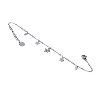 PULSERA ZO11642B PLATEADO ACERO INOXIDABLE 2B14