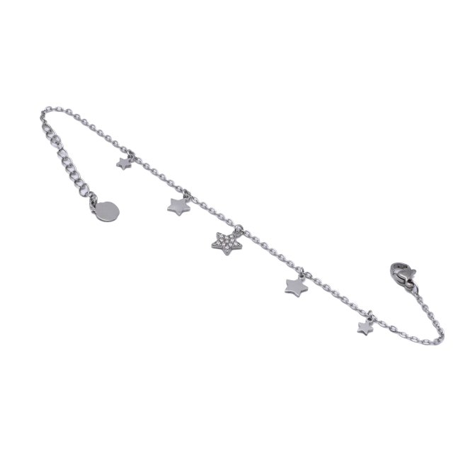 PULSERA ZO11642B PLATEADO ACERO INOXIDABLE 2B14