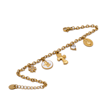 PULSERA ZO15928B DORADO ACERO INOXIDABLE