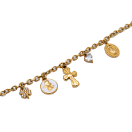 PULSERA ZO15928B DORADO ACERO INOXIDABLE