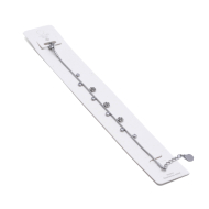 PULSERA ZO12058B PLATEADO ACERO INOXIDABLE 2B13
