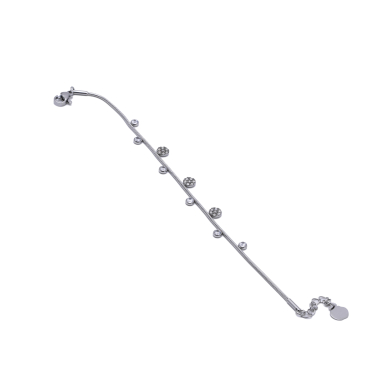 PULSERA ZO12058B PLATEADO ACERO INOXIDABLE 2B13