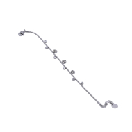 PULSERA ZO12058B PLATEADO ACERO INOXIDABLE 2B13