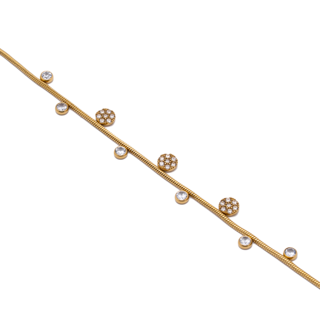 PULSERA ZO12058B DORADO ACERO INOXIDABLE 2B13