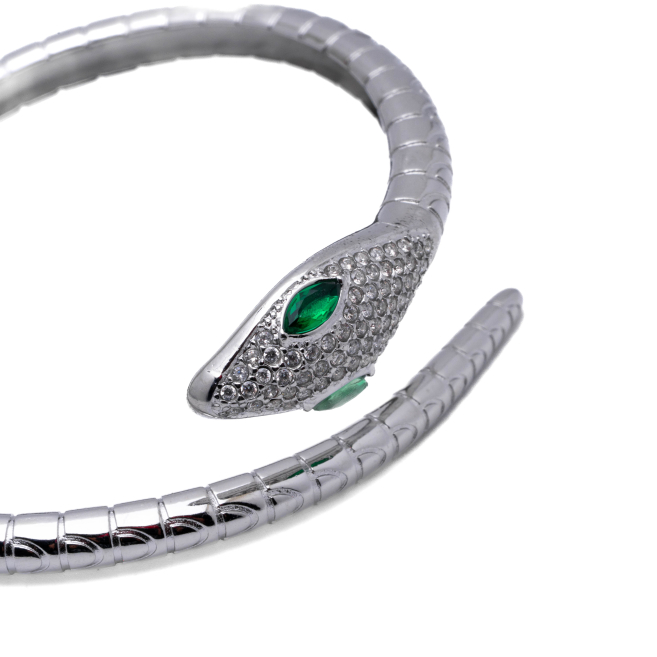 BRAZALETE ZO15248B PLATEADO ACERO INOXIDABLE