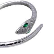 BRAZALETE ZO15248B PLATEADO ACERO INOXIDABLE