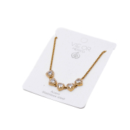 PULSERA ZO15410B DORADO BLANCO ACERO INOXIDABLE
