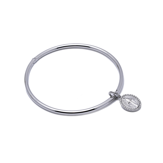 BRAZALETE ZO15529B/63MM PLATEADO ACERO INOXIDABLE