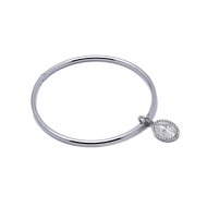 BRAZALETE ZO15529B/63MM PLATEADO ACERO INOXIDABLE