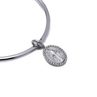 BRAZALETE ZO15529B/63MM PLATEADO ACERO INOXIDABLE