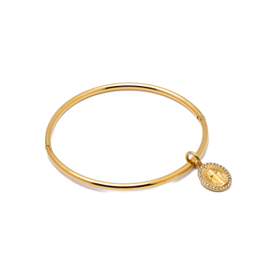 BRAZALETE ZO15529B/63MM DORADO ACERO INOXIDABLE
