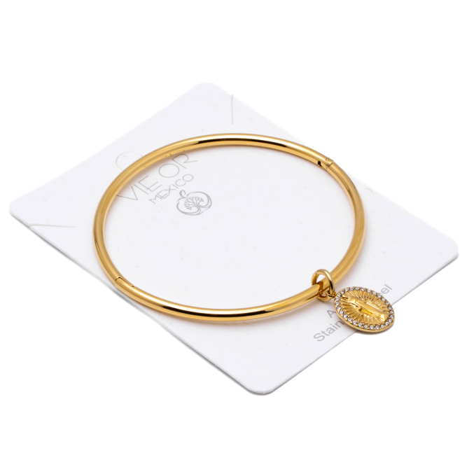BRAZALETE ZO15529B/63MM DORADO ACERO INOXIDABLE